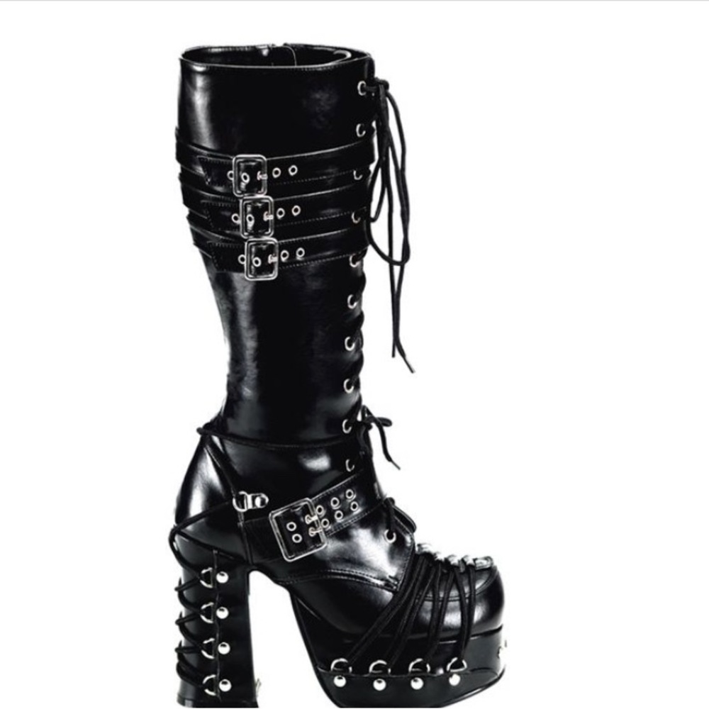 Platform thigh boots